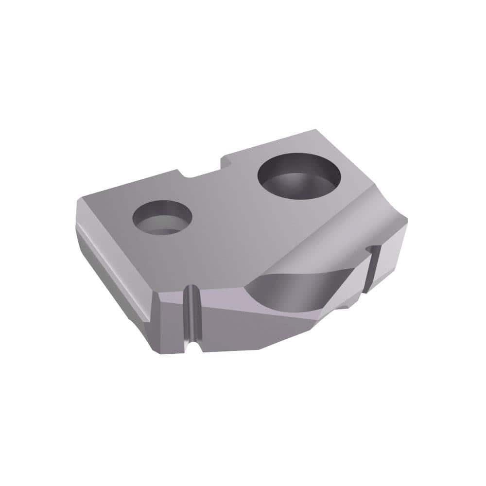 Allied Machine and Engineering 180A-.640 Spade Drill Insert: 41/64" Dia, Series 0, Cobalt, 132 ° Point 