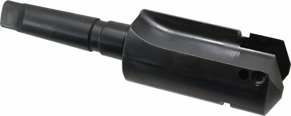 Indexable Spade Drill: 2-1/2 to 3-3/8" Dia, 5" Max Depth, Straight Flute