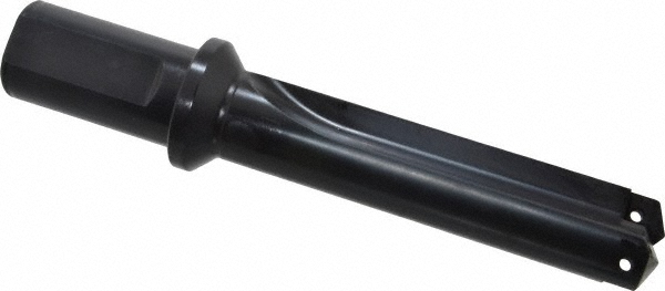 Indexable Spade Drill: 1-13/32 to 1-7/8" Dia, 4-3/4" Max Depth, Straight Flute
