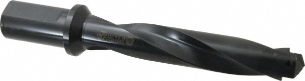 Indexable Spade Drill: 1-13/32 to 1-7/8" Dia, 6-1/2" Max Depth, Helical Flute
