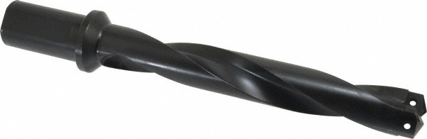 Indexable Spade Drill: 1-13/32 to 1-7/8" Dia, 8-1/4" Max Depth, Helical Flute