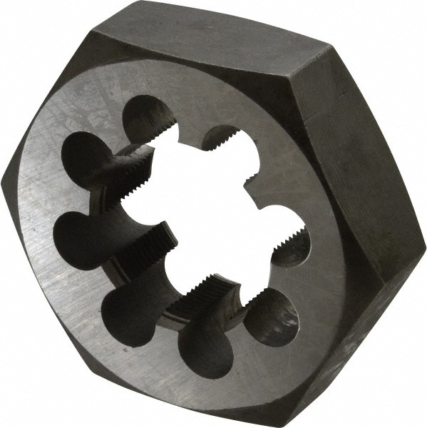 Value Collection 365-1407 Hex Rethreading Die: 1-5/8 - 16 Thread, 1" Thick, Right Hand, Carbon Steel Image