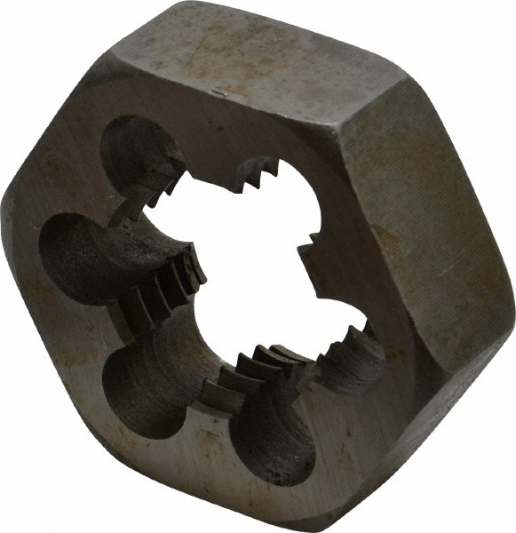 Value Collection 365-1404 Hex Rethreading Die: 1-5/8 - 5-1/2 Thread, 1" Thick, Right Hand, Carbon Steel Image