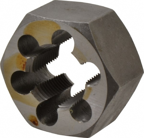 Value Collection 365-1070 Hex Rethreading Die: 1-16 Thread, 1" Thick, Right Hand, Carbon Steel Image