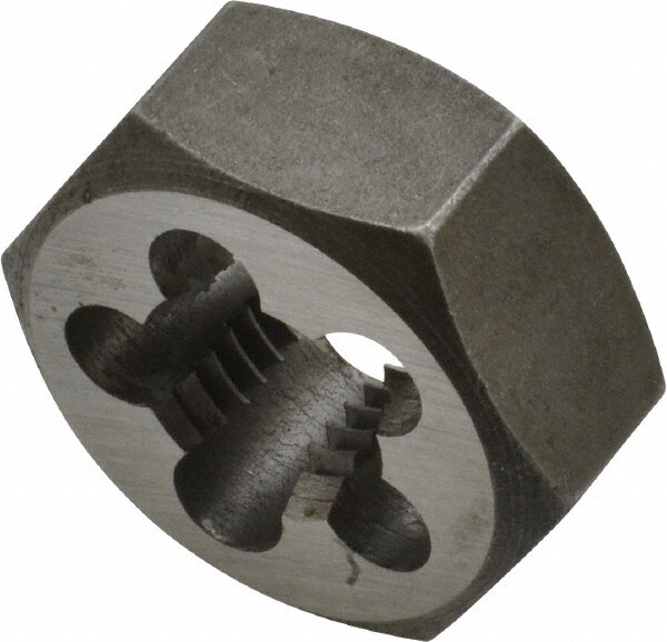 Hex Rethreading Die: 1/2-16 Thread, Right Hand, Carbon Steel