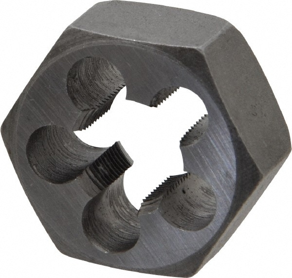 Value Collection 365-1045 Hex Rethreading Die: 1/2-32 Thread, Right Hand, Carbon Steel Image