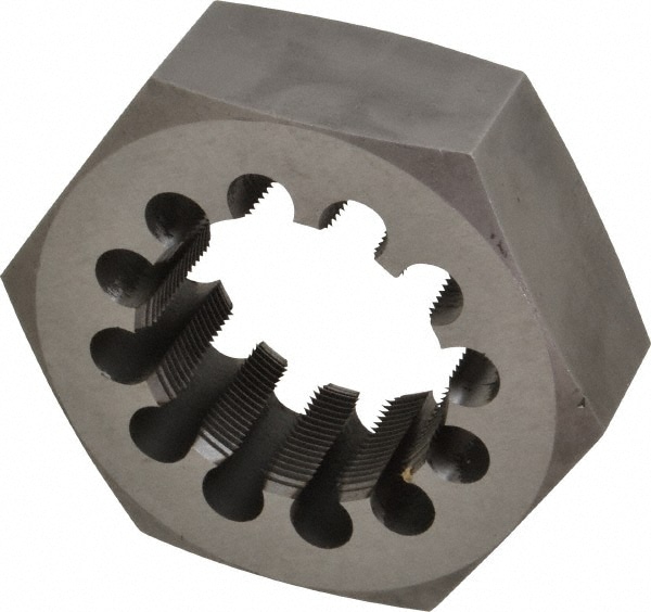 Value Collection 365-2405 Hex Rethreading Die: 2-5/8 - 12 Thread, Right Hand, Carbon Steel Image