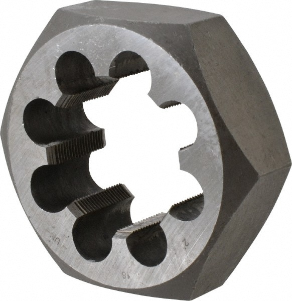 Value Collection 365-2008 Hex Rethreading Die: 2-18 Thread, Right Hand, Carbon Steel Image