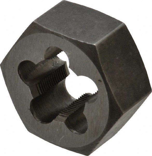 Value Collection 365-1054 Hex Rethreading Die: 5/8-32 Thread, Right Hand, Carbon Steel Image