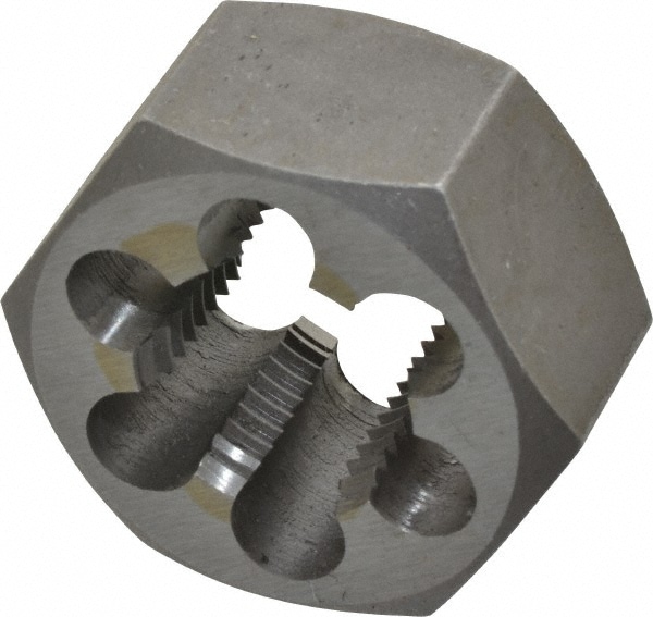 Value Collection 365-1065 Hex Rethreading Die: 7/8-12 Thread, Right Hand, Carbon Steel Image