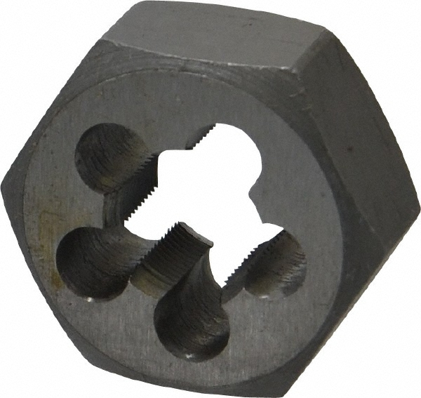Value Collection 364-0120 Hex Rethreading Die: M12 x 0.75 Thread, Right Hand, Carbon Steel Image