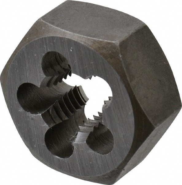 Value Collection 364-0123 Hex Rethreading Die: M12 x 1.50 Thread, Right Hand, Carbon Steel Image