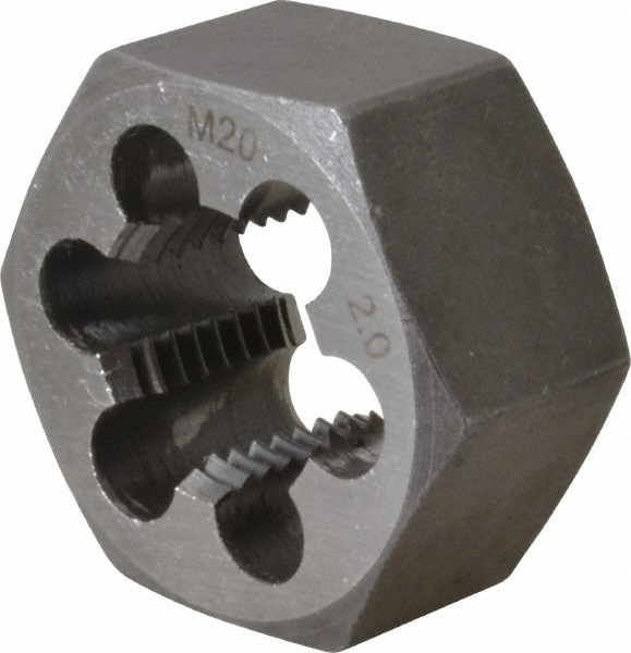 Value Collection 364-0204 Hex Rethreading Die: M20 x 2.00 Thread, Right Hand, Carbon Steel Image