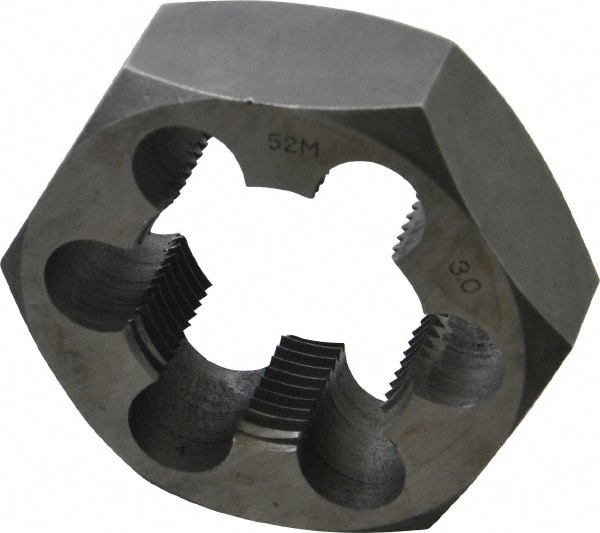 Value Collection 364-0523 Hex Rethreading Die: M52 x 3.00 Thread, Right Hand, Carbon Steel Image