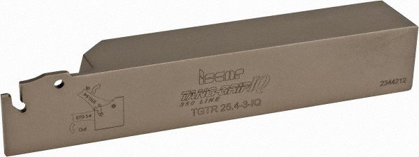 Iscar 2301826 Indexable Cutoff Toolholder: 2.25" Max Workpiece Dia, 0.11" Min Insert Width, Right Hand Image