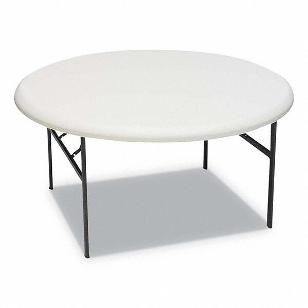 Folding Table: Rectangle, 60" OAW, 29" OAH, Polyethylene Top