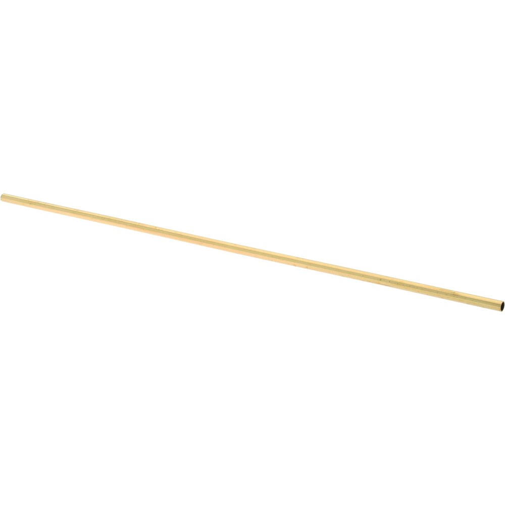 3/16 Inch Outside Diameter x 12 Inch Long, Yellow Brass Round Tube