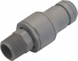 1/2" Nominal Flow, 3/4 Thread, Male, Nonspill Quick Disconnect Coupling