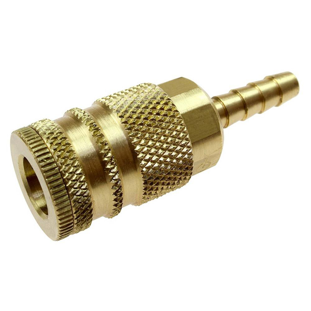 Pneumatic Hose Coupling: 1/4" Body Dia, Industrial Interchange
