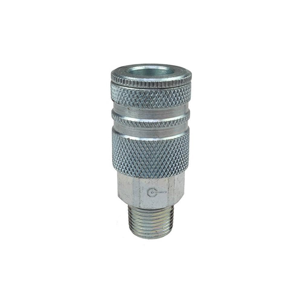 Coilhose Pneumatics 581 Pneumatic Hose Coupling: 3/8" Thread, 3/8" Body Dia, Industrial Interchange Image