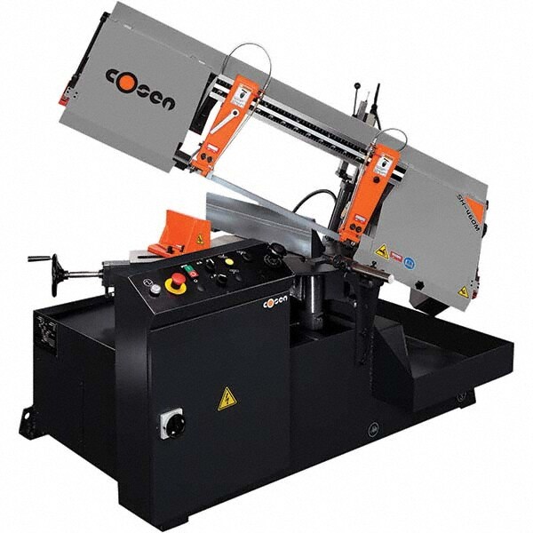 Horizontal Bandsaw: 10" Round Capacity, Step Pulley Drive