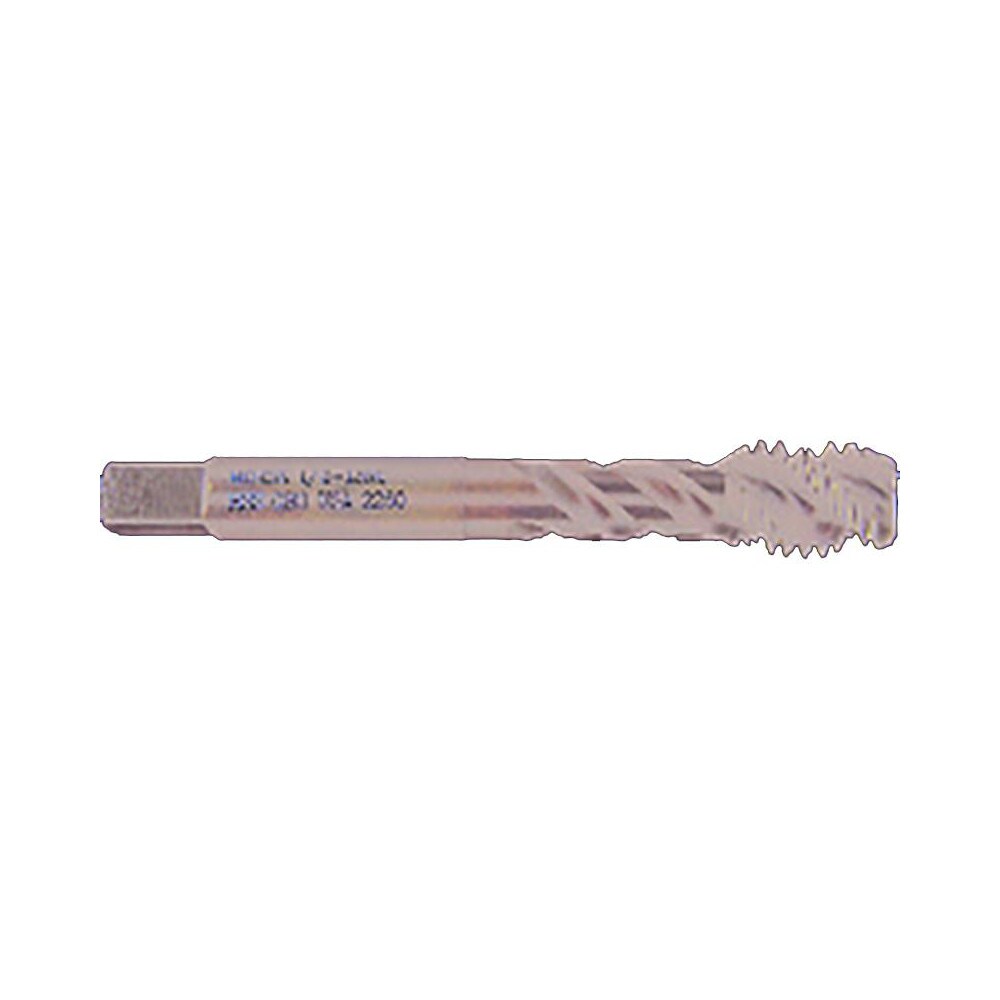 Spiral Flute Tap: 5/16-24 UNC/UNF, 3 Flutes, Modified Bottoming, High Speed Steel, Oxide Coated