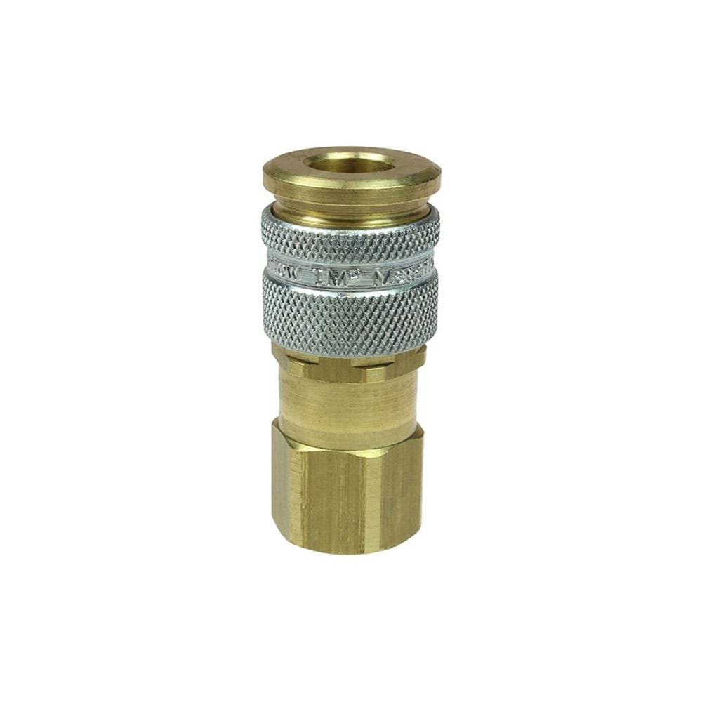 Coilhose Pneumatics 110 Pneumatic Hose Coupling: 1/4" Thread, 1/4" Body Dia, High Flow Interchange 