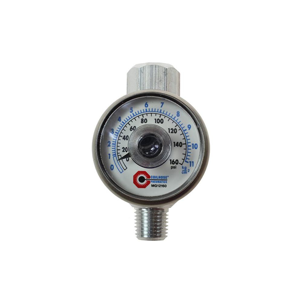 Coilhose Pneumatics 4012G Inline Regulator: 1-1/2" Port, NPT, 150 Max psi 