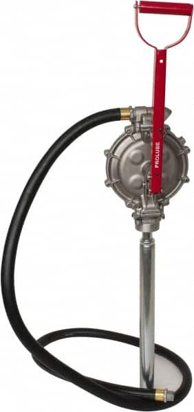 PRO-LUBE DPP/1 5 Strokes per Gal, 1/2" Outlet, Aluminum & Stainless Steel Hand Operated Transfer Pump 