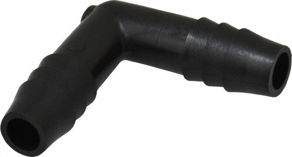 Barbed Tube Union Elbow: 3/8" Barbs
