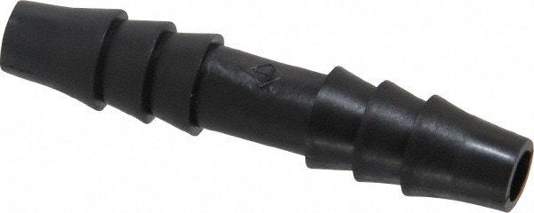 Barbed Tube Hose Union: 1/4" Barbs