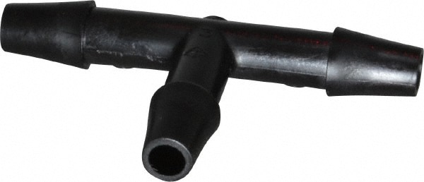 Barbed Tube Union Tee: Single Barb, 3/16" Barb