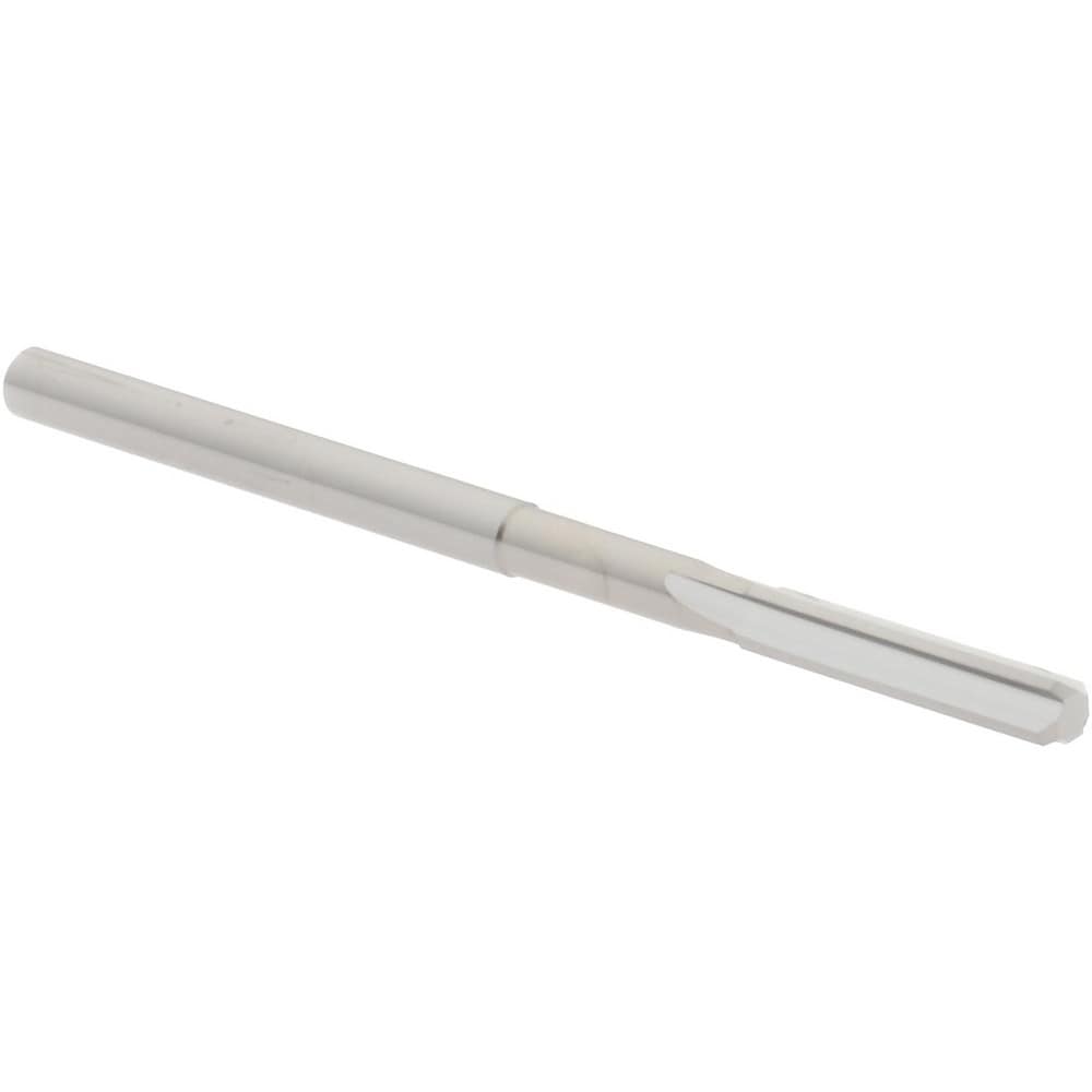 Hertel 500-0001280 Chucking Reamer: 0.128" Dia, 2-1/4" OAL, 5/8" Flute Length, Straight Shank, Solid Carbide Image