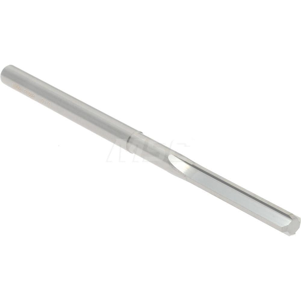 Hertel 500-0001320 Chucking Reamer: 0.132" Dia, 2-1/2" OAL, 3/4" Flute Length, Straight Shank, Solid Carbide Image