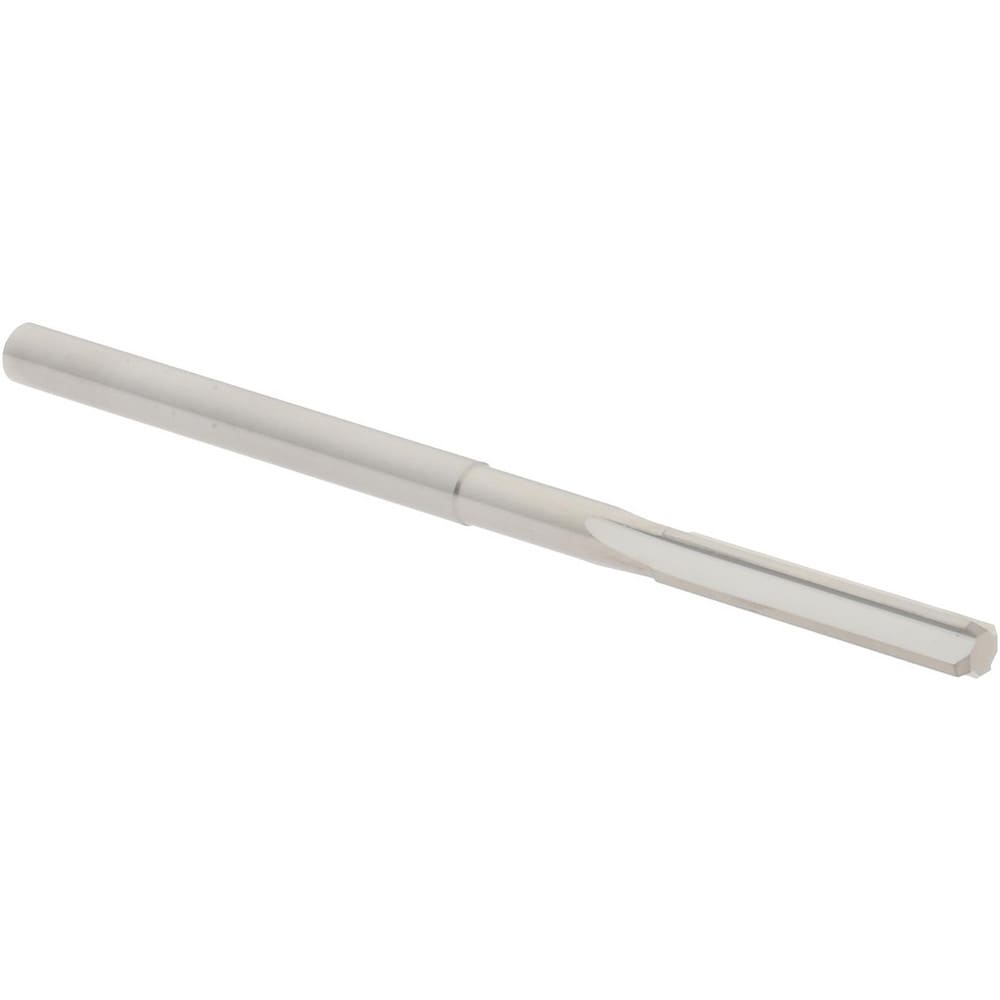 Hertel 500-0001330 Chucking Reamer: 0.133" Dia, 2-1/2" OAL, 3/4" Flute Length, Straight Shank, Solid Carbide Image