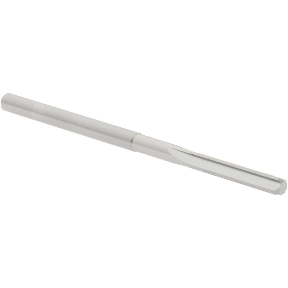 Hertel 500-0001380 Chucking Reamer: 0.138" Dia, 2-1/2" OAL, 3/4" Flute Length, Straight Shank, Solid Carbide Image