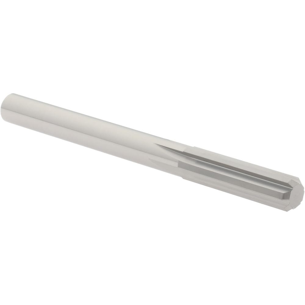 Hertel 500-001019 Chucking Reamer: 19/64" Dia, 3-1/4" OAL, 1-1/8" Flute Length, Straight Shank, Solid Carbide Image