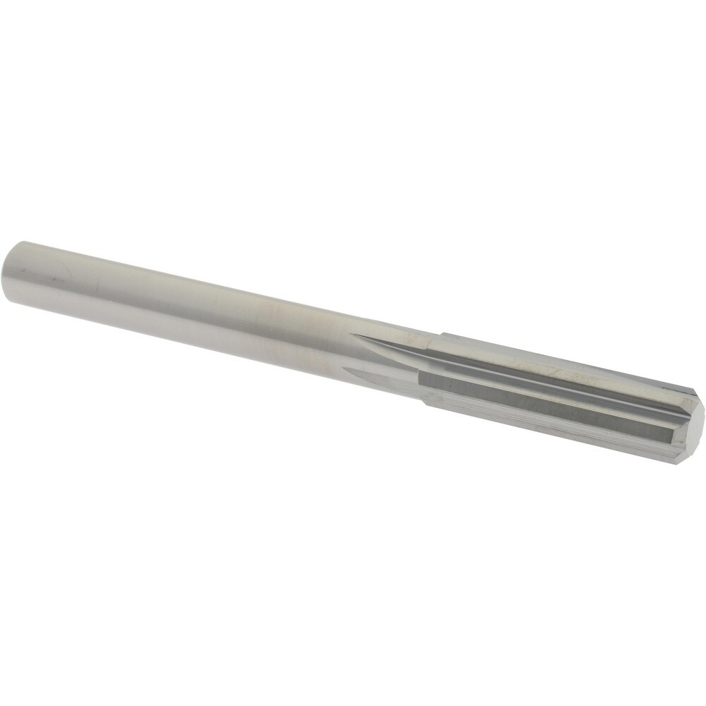 Hertel 500-001022 Chucking Reamer: 11/32" Dia, 3-1/2" OAL, 1-1/4" Flute Length, Straight Shank, Solid Carbide Image