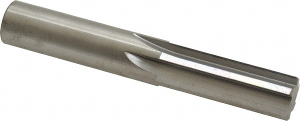 Hertel 500-001040 Chucking Reamer: 5/8" Dia, 4" OAL, 1-1/2" Flute Length, Straight Shank, Solid Carbide Image