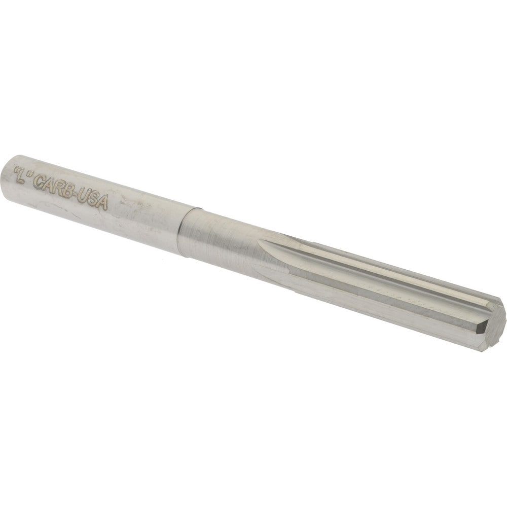 Hertel 500-002011 Chucking Reamer: 0.29" Dia, 3-1/4" OAL, 1-1/8" Flute Length, Straight Shank, Solid Carbide Image