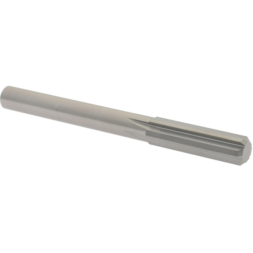 Hertel 500-002018 Chucking Reamer: 0.348" Dia, 3-1/2" OAL, 1-1/4" Flute Length, Straight Shank, Solid Carbide Image