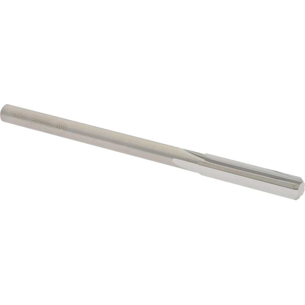 Hertel 500-004004 Chucking Reamer: 0.1575" Dia, 2-1/2" OAL, 3/4" Flute Length, Straight Shank, Solid Carbide Image