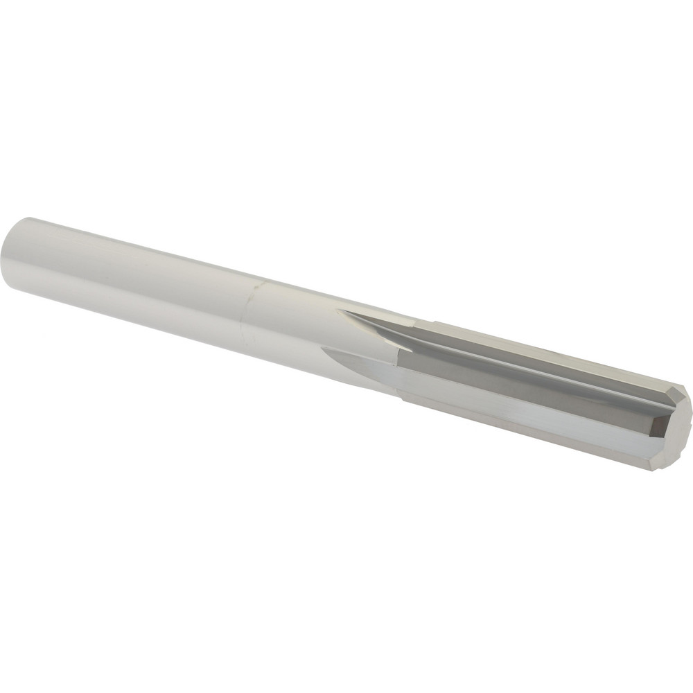Hertel 500-004010 Chucking Reamer: 0.3937" Dia, 3-1/2" OAL, 1-1/4" Flute Length, Straight Shank, Solid Carbide Image