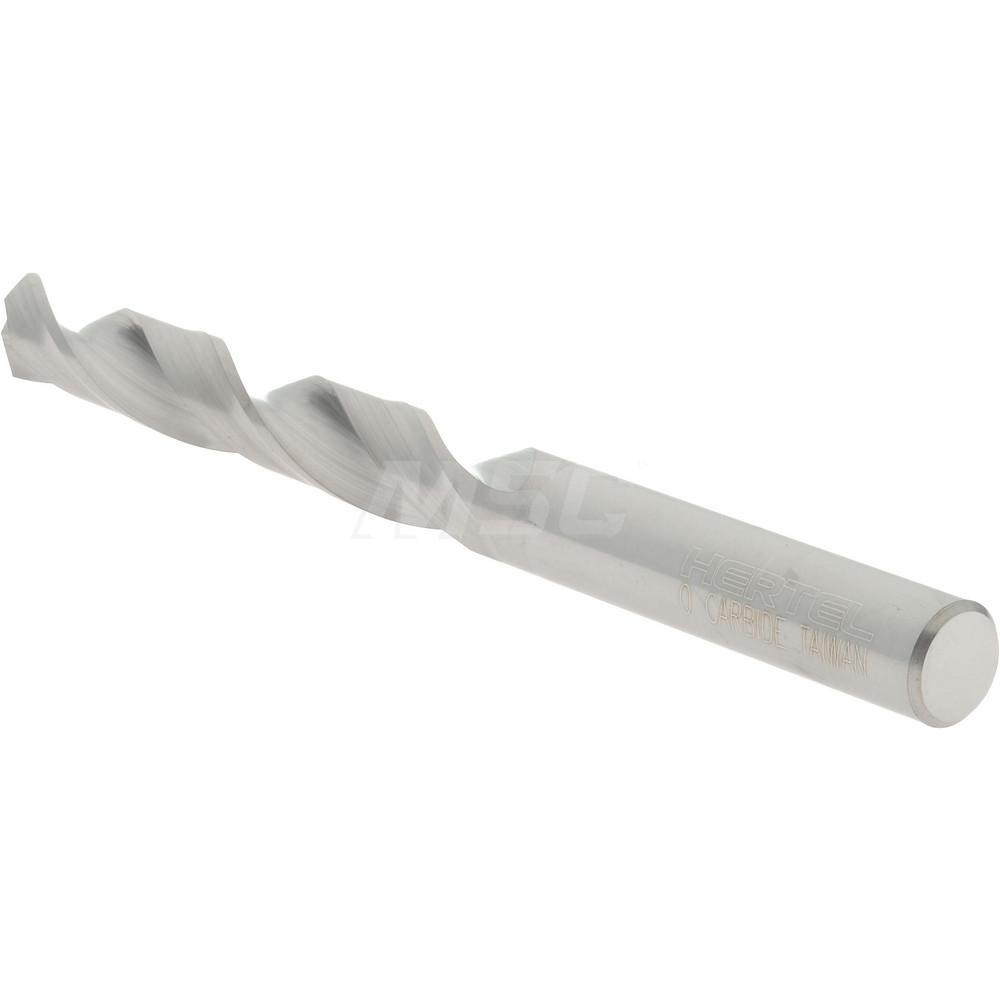 Hertel Jobber Drill Letter Q, 118 deg Point, Solid Carbide MSC
