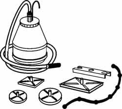 Automotive Brake Bleeders; Type: Motorcycle Bleeder Adapter ; Volume Capacity: 1 Qt. 8 oz. ; Material: Plastic/Metal ; Hose Length: 30.00 (Decimal Inch)