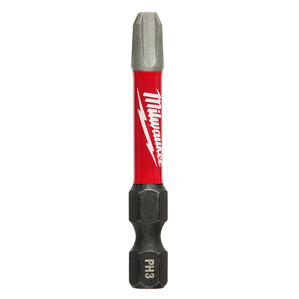 Milwaukee Tool Phillips Screwdriver Bits; Point Size 3; Drive Size