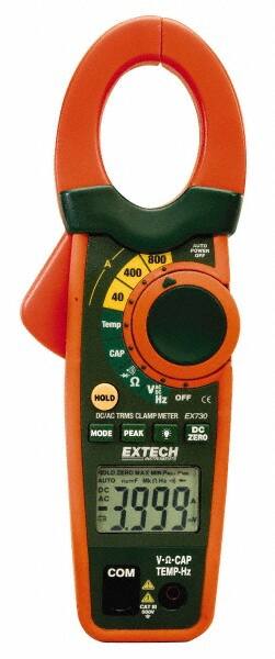 Clamp Meter & Line Separator: 5 Pc, 600V, Clamp-on Jaw