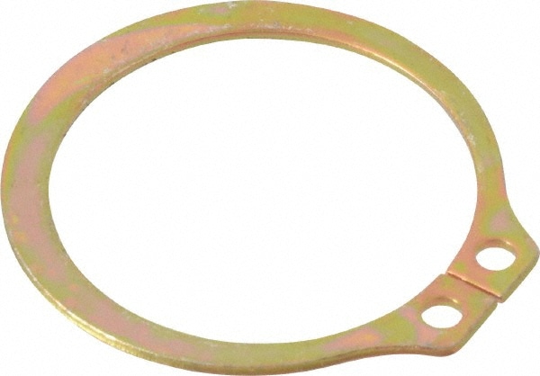 Rotor Clip SH-150ST MCD External Retaining Ring: 1.406" Groove Dia, 1-1/2" Shaft Dia, 1060-1090 Spring Steel, Cadmium-Plated Image