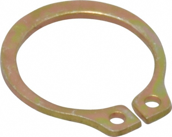 Rotor Clip - External Retaining Ring: 9.6 mm Groove Dia, 10 mm Shaft Dia,  1060-1090 Spring Steel, Phosphate Finish - 67155721 - MSC Industrial Supply