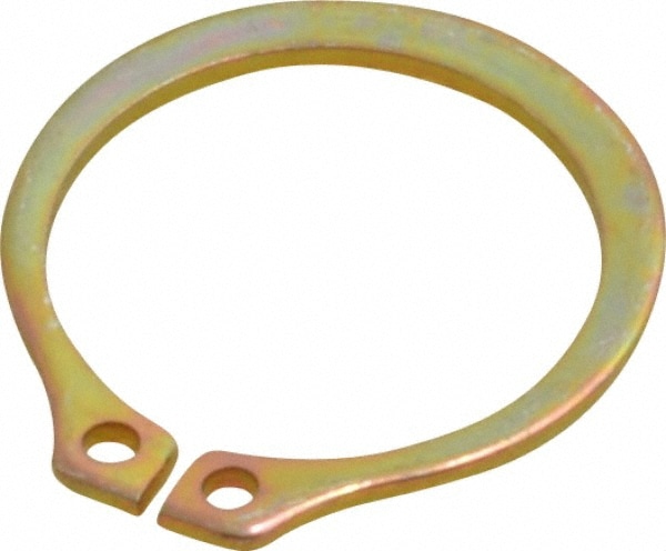 Rotor Clip SH-62ST MCD External Retaining Ring: 0.588" Groove Dia, 5/8" Shaft Dia, 1060-1090 Spring Steel, Cadmium-Plated Image